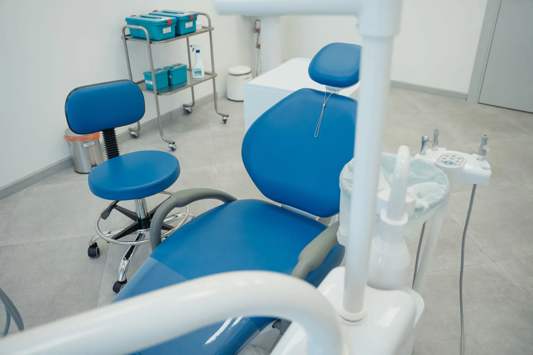 Confident patient portrait in a bright dental clinic