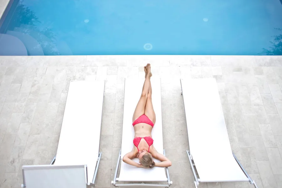 Poolside loungers
